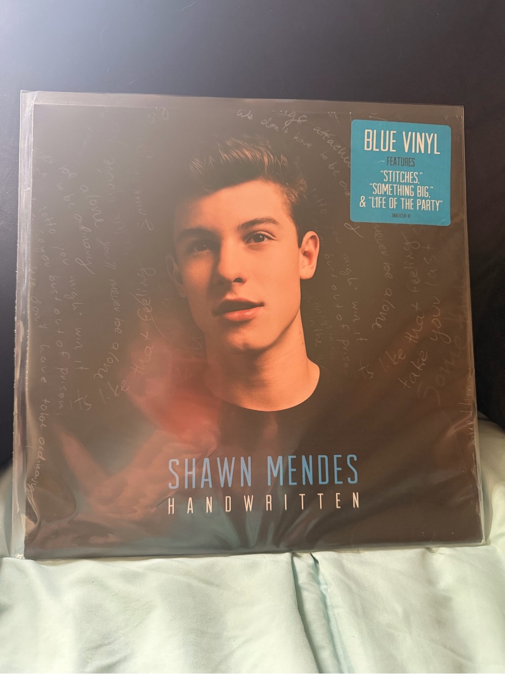 Shawn Mendes "Handwritten" Vinyl - Blue Vinyl OOP New